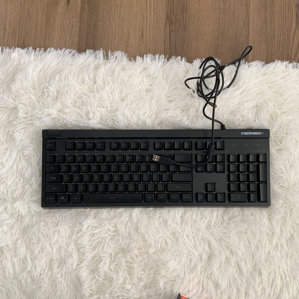 CyberPowerPC Black Wired Keyboard